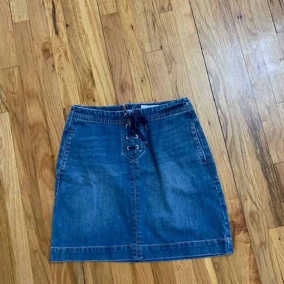 LOFT Skirts Loft Denim Skirt Size 6 Poshmark